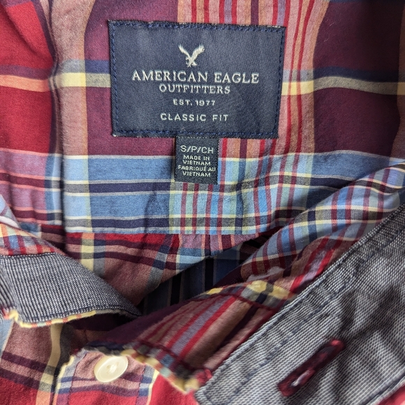 Men's American Eagle Button Down Shirt - Picture 3 of 3